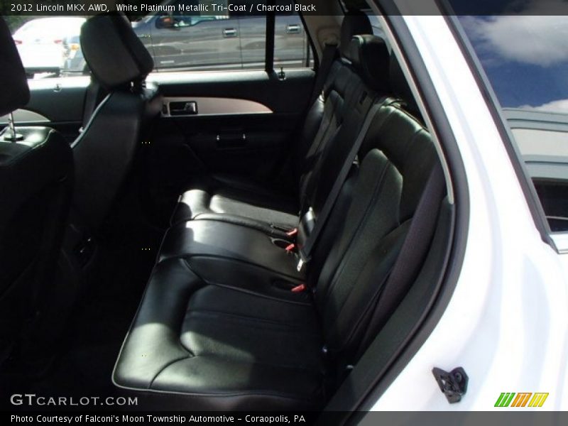 White Platinum Metallic Tri-Coat / Charcoal Black 2012 Lincoln MKX AWD