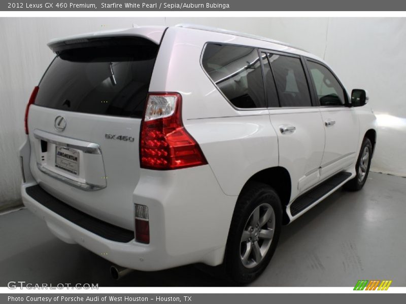 Starfire White Pearl / Sepia/Auburn Bubinga 2012 Lexus GX 460 Premium