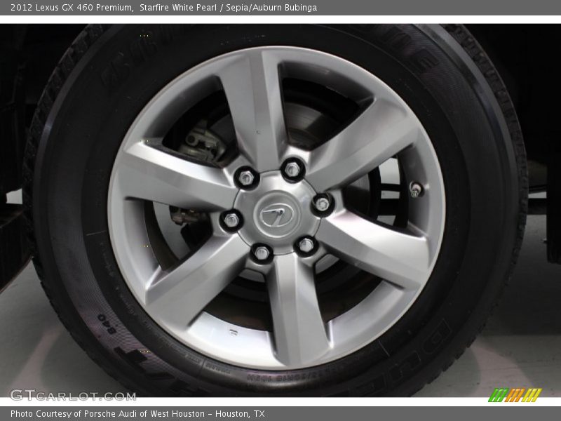 Starfire White Pearl / Sepia/Auburn Bubinga 2012 Lexus GX 460 Premium