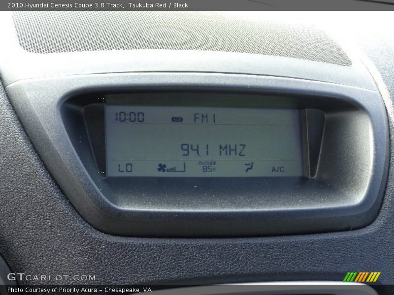 Tsukuba Red / Black 2010 Hyundai Genesis Coupe 3.8 Track