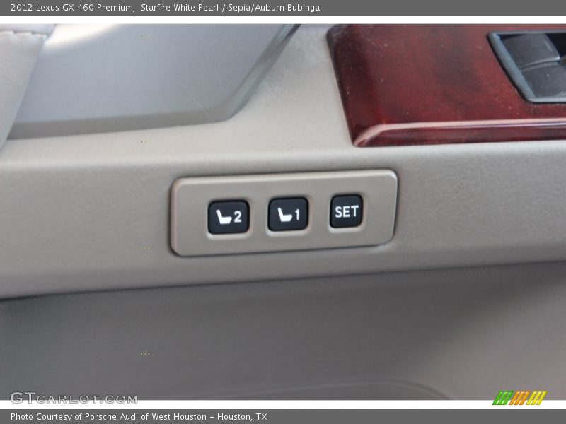 Starfire White Pearl / Sepia/Auburn Bubinga 2012 Lexus GX 460 Premium