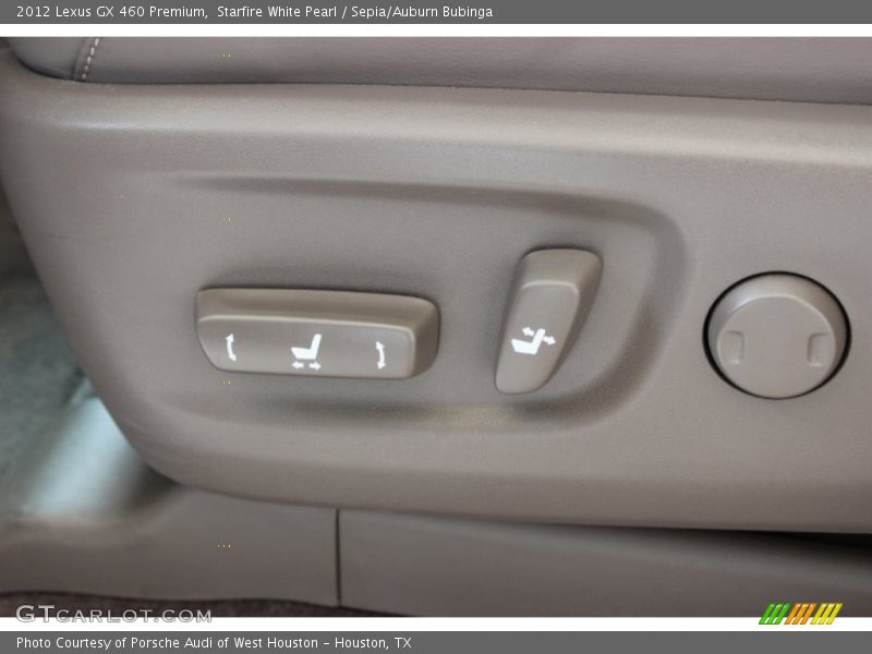 Starfire White Pearl / Sepia/Auburn Bubinga 2012 Lexus GX 460 Premium