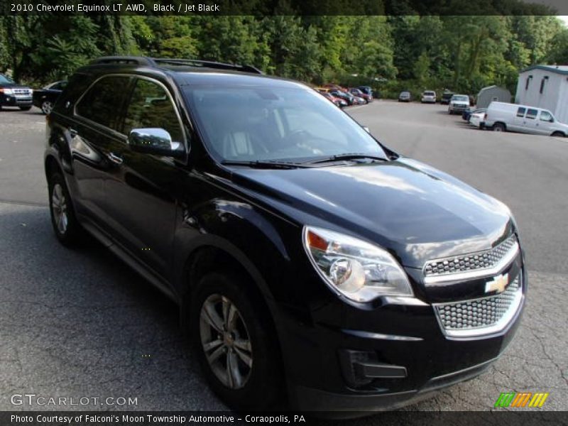 Black / Jet Black 2010 Chevrolet Equinox LT AWD