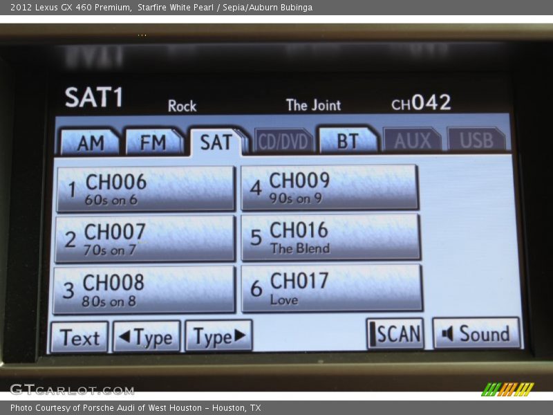 Starfire White Pearl / Sepia/Auburn Bubinga 2012 Lexus GX 460 Premium