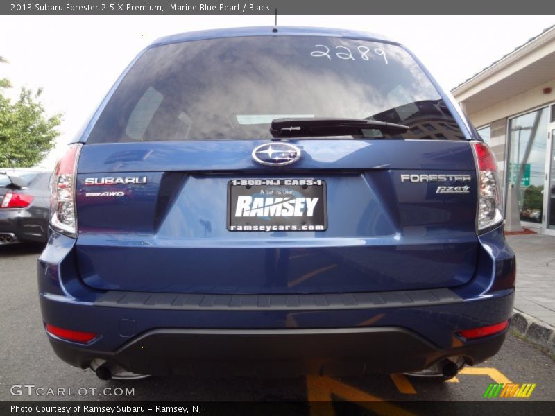 Marine Blue Pearl / Black 2013 Subaru Forester 2.5 X Premium