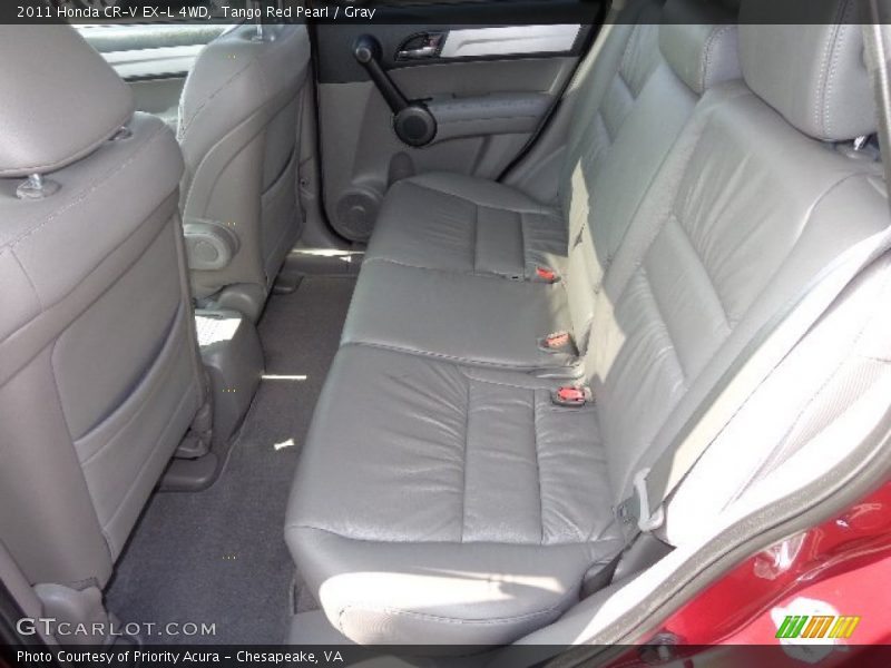 Tango Red Pearl / Gray 2011 Honda CR-V EX-L 4WD