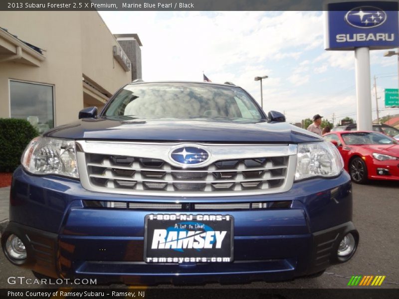 Marine Blue Pearl / Black 2013 Subaru Forester 2.5 X Premium