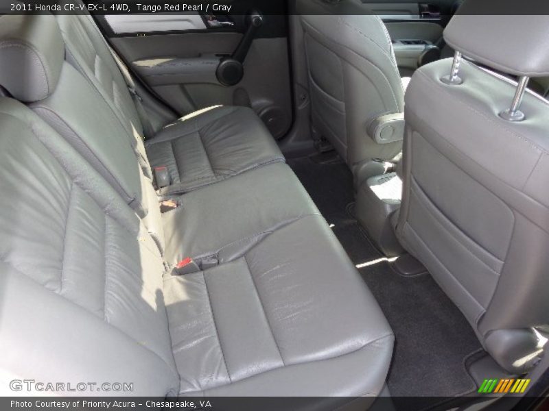 Tango Red Pearl / Gray 2011 Honda CR-V EX-L 4WD