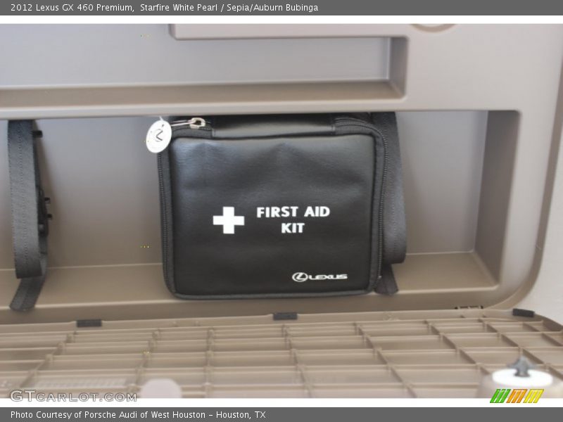 Starfire White Pearl / Sepia/Auburn Bubinga 2012 Lexus GX 460 Premium