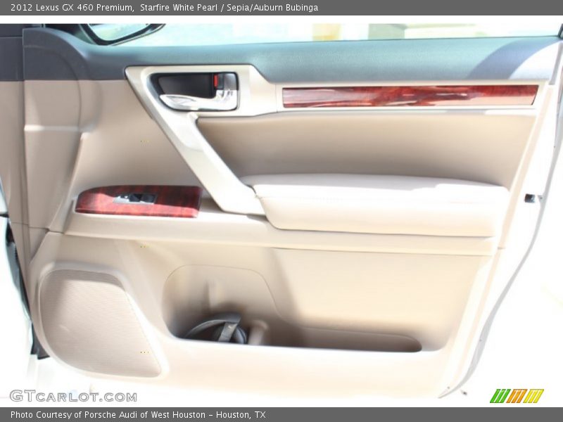 Starfire White Pearl / Sepia/Auburn Bubinga 2012 Lexus GX 460 Premium
