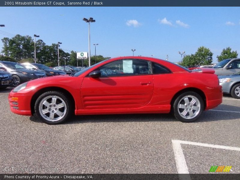 Saronno Red / Black 2001 Mitsubishi Eclipse GT Coupe