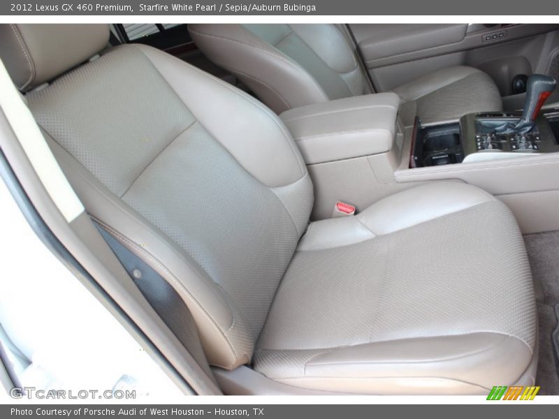 Starfire White Pearl / Sepia/Auburn Bubinga 2012 Lexus GX 460 Premium