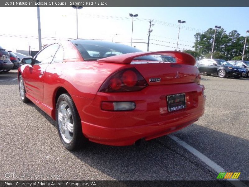 Saronno Red / Black 2001 Mitsubishi Eclipse GT Coupe