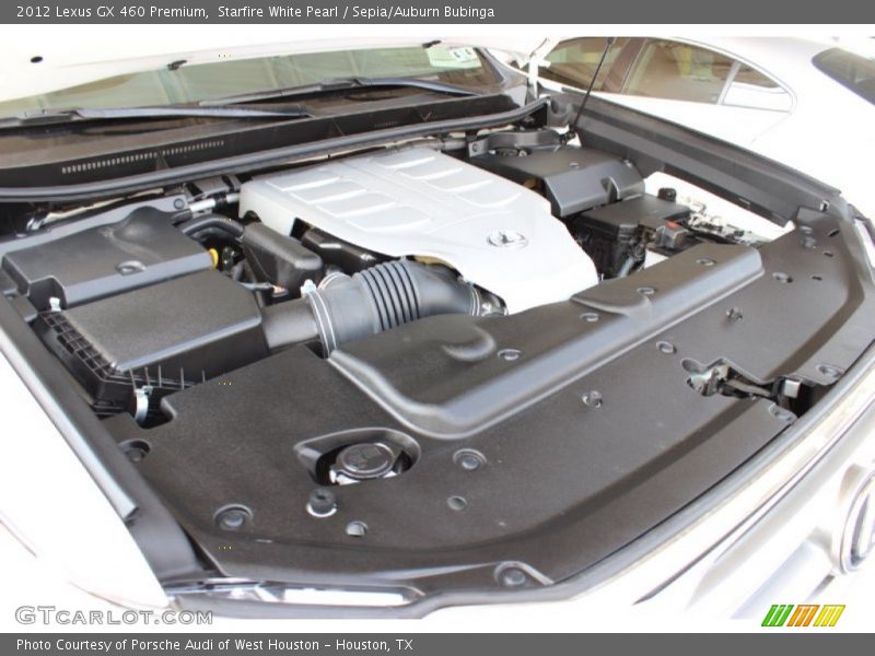 Starfire White Pearl / Sepia/Auburn Bubinga 2012 Lexus GX 460 Premium