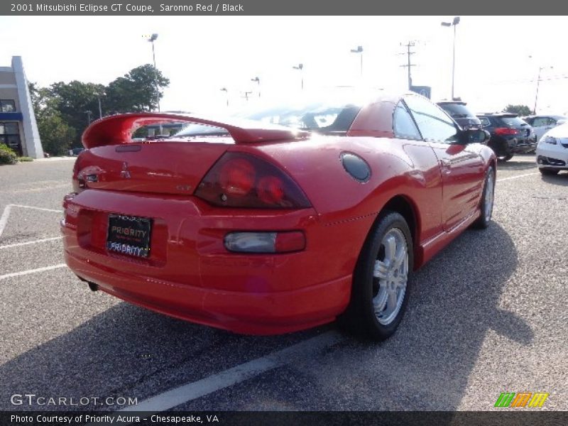 Saronno Red / Black 2001 Mitsubishi Eclipse GT Coupe