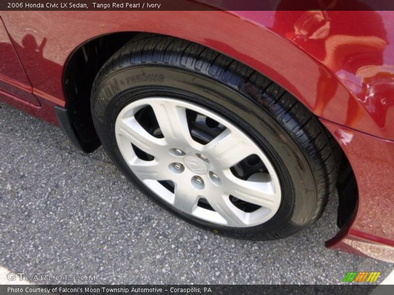 Tango Red Pearl / Ivory 2006 Honda Civic LX Sedan