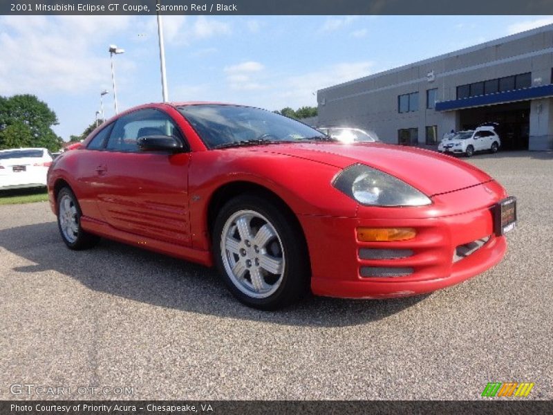 Saronno Red / Black 2001 Mitsubishi Eclipse GT Coupe