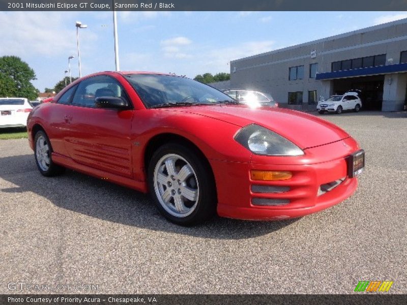 Saronno Red / Black 2001 Mitsubishi Eclipse GT Coupe