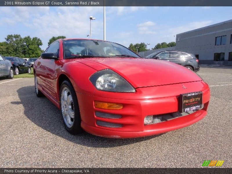 Saronno Red / Black 2001 Mitsubishi Eclipse GT Coupe