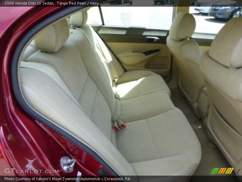 Tango Red Pearl / Ivory 2006 Honda Civic LX Sedan