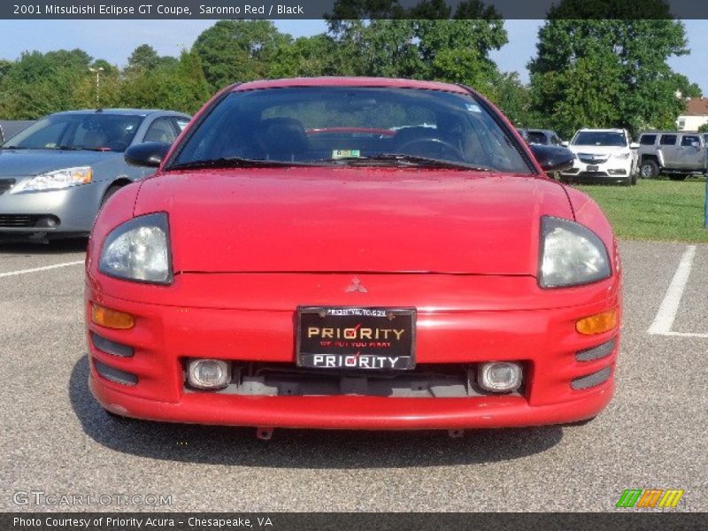 Saronno Red / Black 2001 Mitsubishi Eclipse GT Coupe