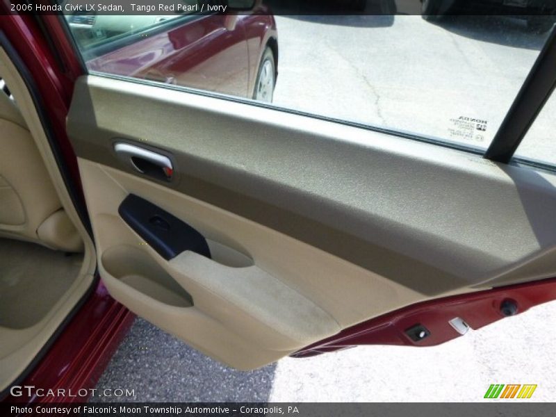 Tango Red Pearl / Ivory 2006 Honda Civic LX Sedan