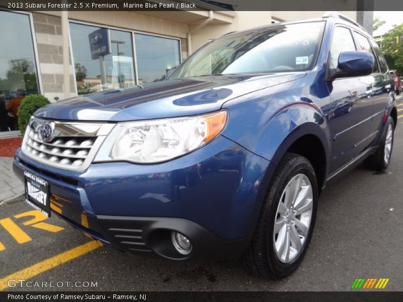 Marine Blue Pearl / Black 2013 Subaru Forester 2.5 X Premium