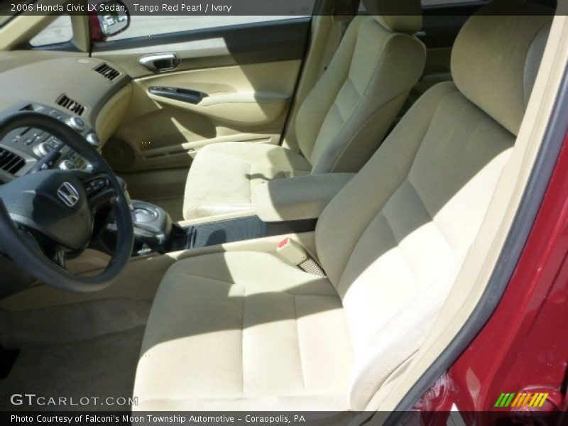 Tango Red Pearl / Ivory 2006 Honda Civic LX Sedan