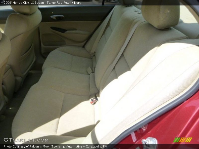 Tango Red Pearl / Ivory 2006 Honda Civic LX Sedan