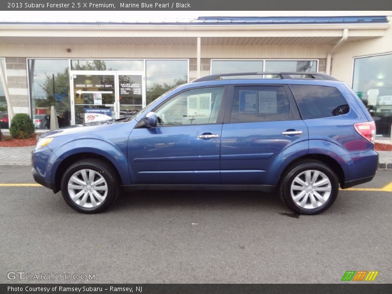 Marine Blue Pearl / Black 2013 Subaru Forester 2.5 X Premium