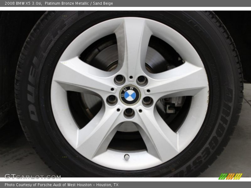 Platinum Bronze Metallic / Sand Beige 2008 BMW X5 3.0si
