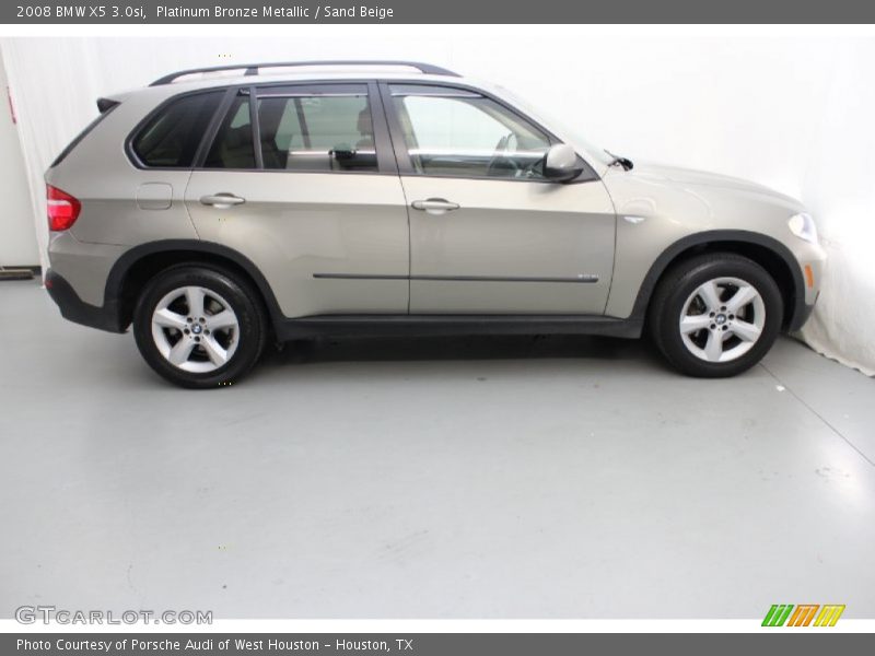Platinum Bronze Metallic / Sand Beige 2008 BMW X5 3.0si