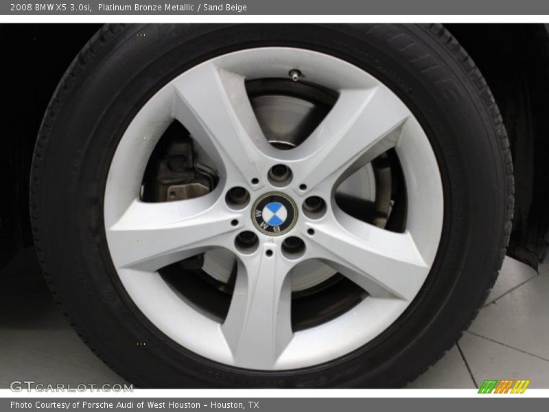Platinum Bronze Metallic / Sand Beige 2008 BMW X5 3.0si