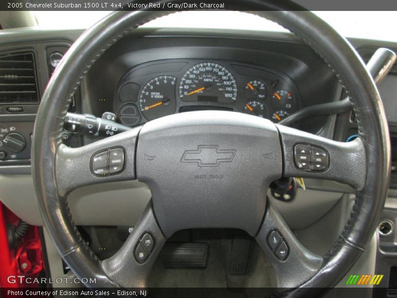 Victory Red / Gray/Dark Charcoal 2005 Chevrolet Suburban 1500 LT 4x4