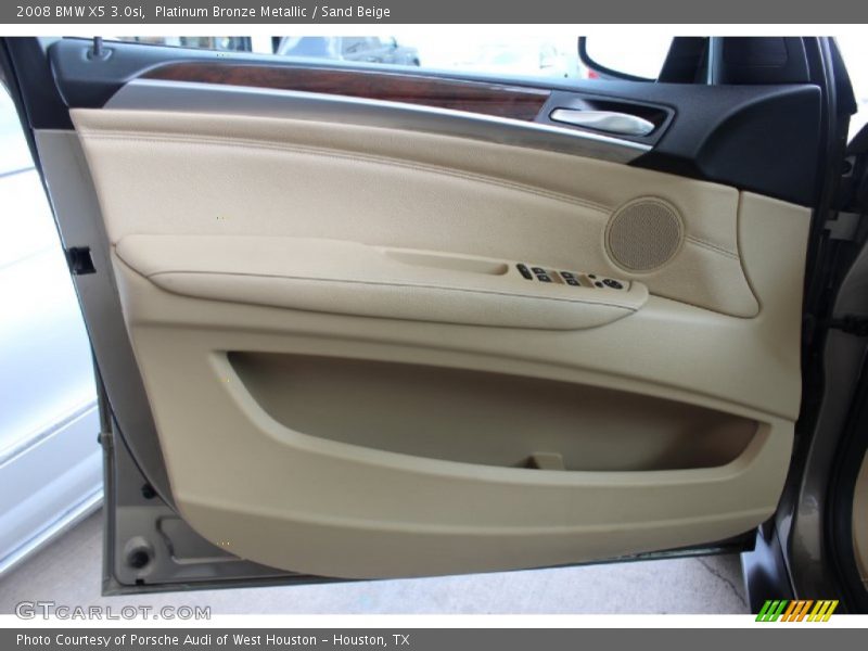 Platinum Bronze Metallic / Sand Beige 2008 BMW X5 3.0si