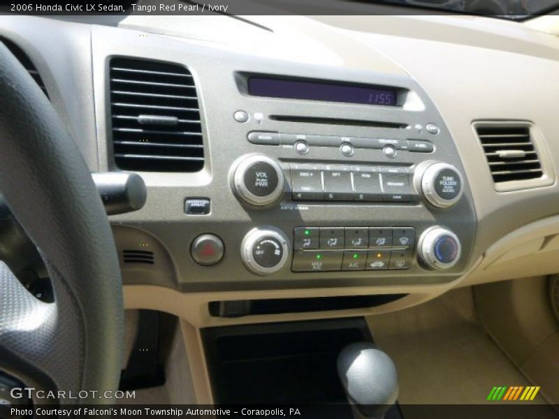 Tango Red Pearl / Ivory 2006 Honda Civic LX Sedan