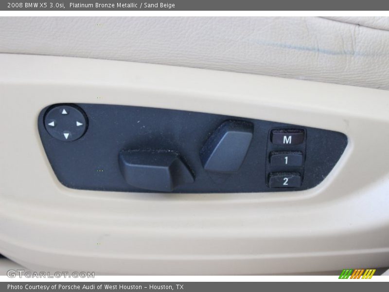 Platinum Bronze Metallic / Sand Beige 2008 BMW X5 3.0si