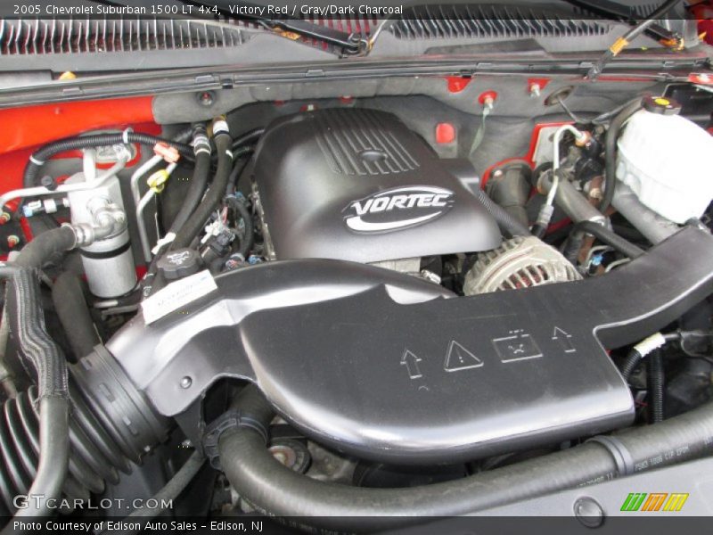 Victory Red / Gray/Dark Charcoal 2005 Chevrolet Suburban 1500 LT 4x4
