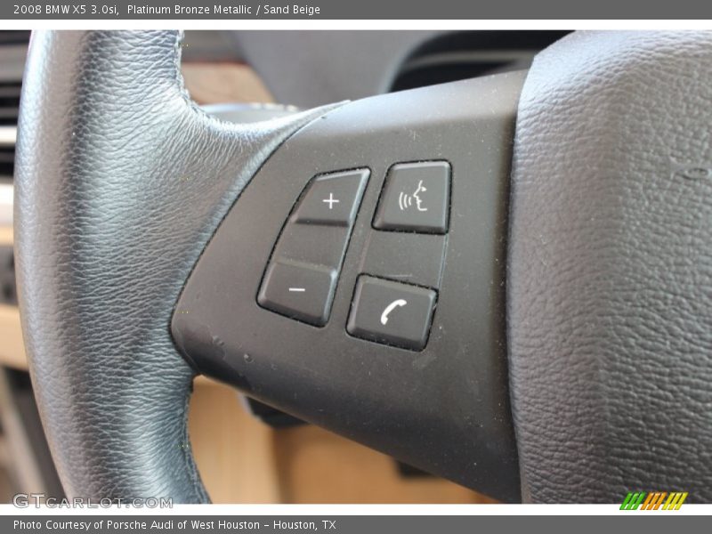 Platinum Bronze Metallic / Sand Beige 2008 BMW X5 3.0si