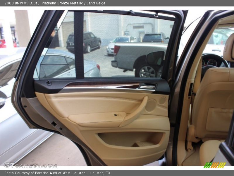 Platinum Bronze Metallic / Sand Beige 2008 BMW X5 3.0si