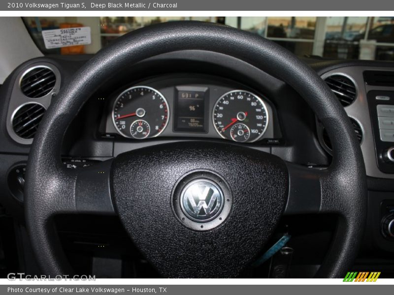 Deep Black Metallic / Charcoal 2010 Volkswagen Tiguan S