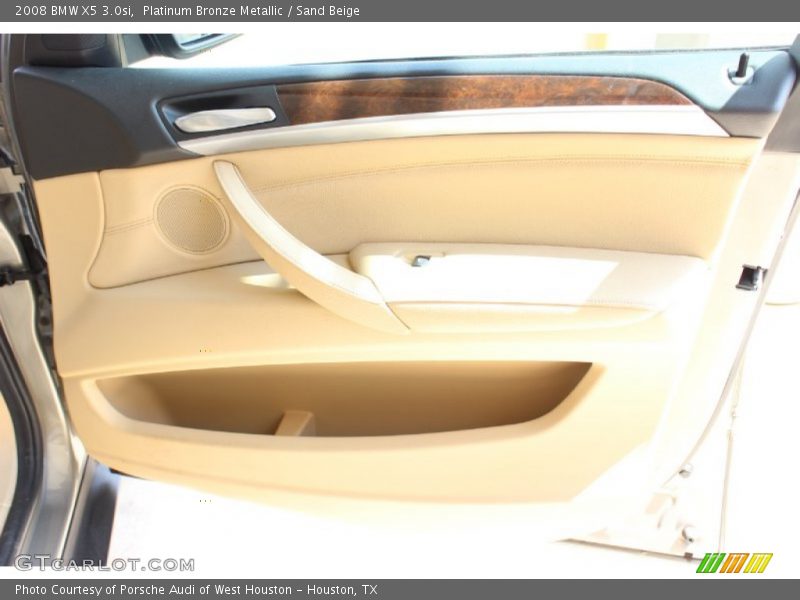 Platinum Bronze Metallic / Sand Beige 2008 BMW X5 3.0si