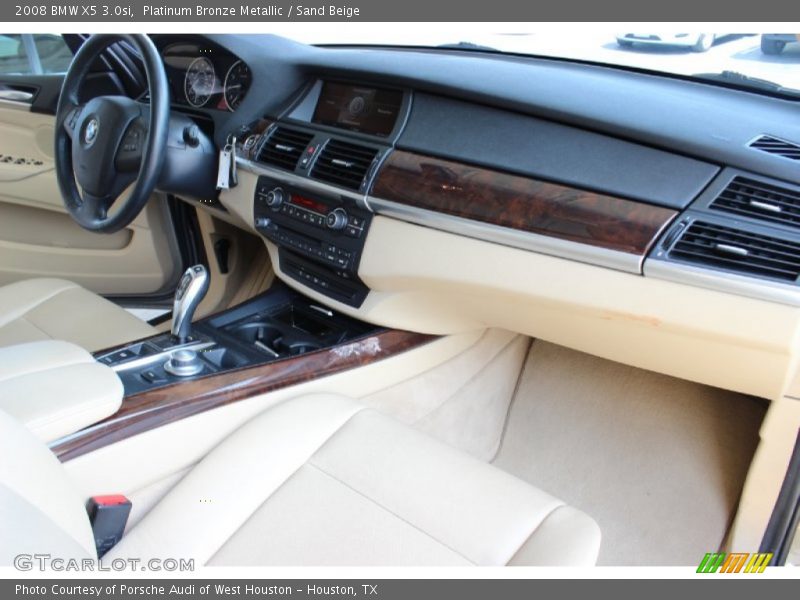 Platinum Bronze Metallic / Sand Beige 2008 BMW X5 3.0si