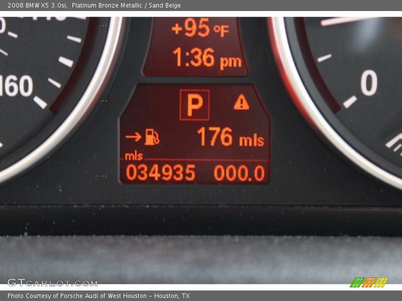 Platinum Bronze Metallic / Sand Beige 2008 BMW X5 3.0si