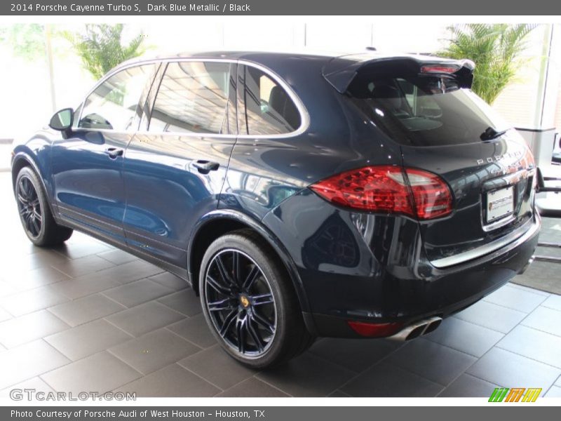 Dark Blue Metallic / Black 2014 Porsche Cayenne Turbo S