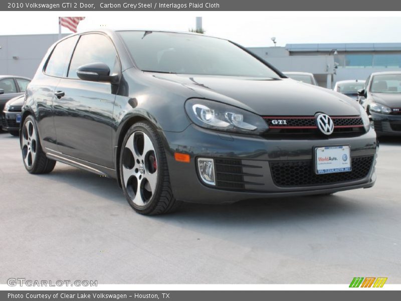 Carbon Grey Steel / Interlagos Plaid Cloth 2010 Volkswagen GTI 2 Door