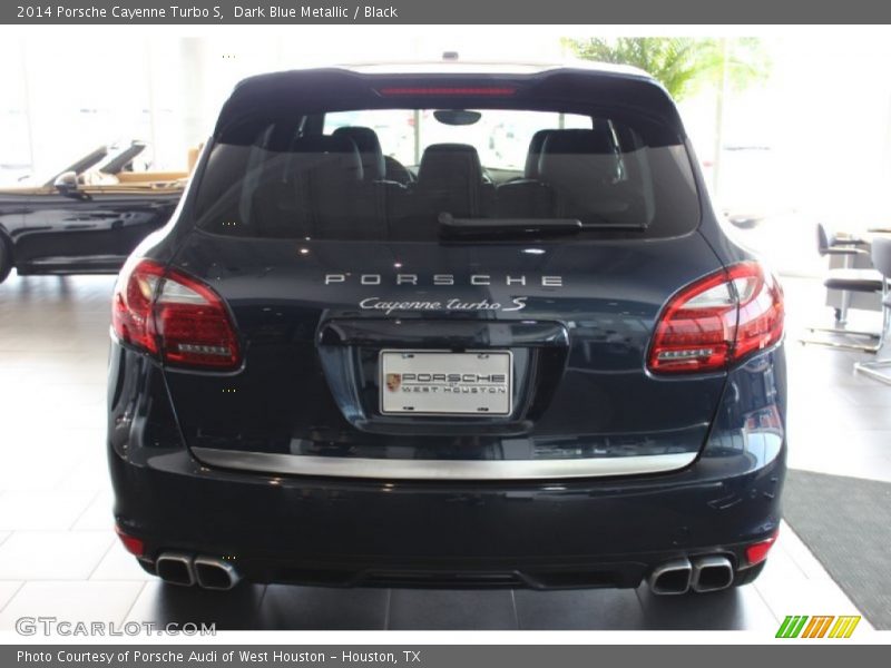 Dark Blue Metallic / Black 2014 Porsche Cayenne Turbo S