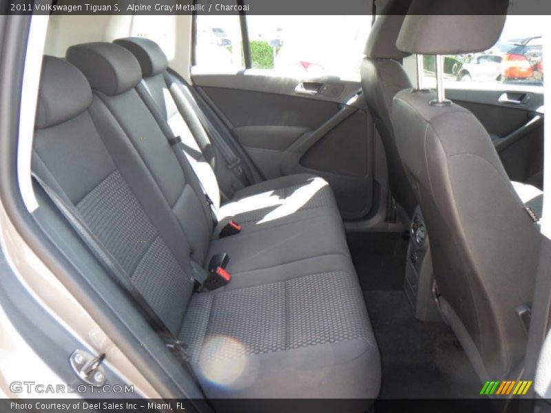 Alpine Gray Metallic / Charcoal 2011 Volkswagen Tiguan S