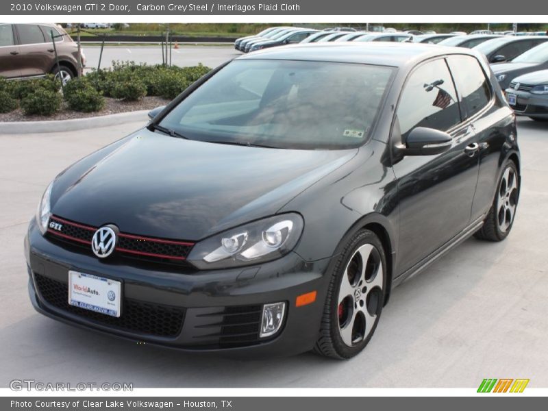 Carbon Grey Steel / Interlagos Plaid Cloth 2010 Volkswagen GTI 2 Door