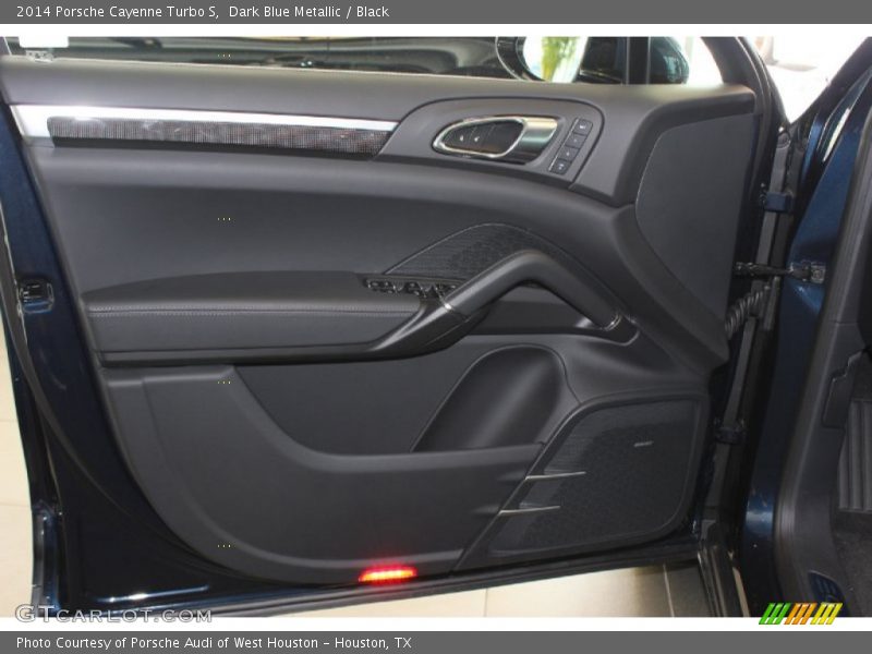 Dark Blue Metallic / Black 2014 Porsche Cayenne Turbo S